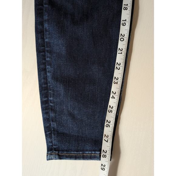 American Eagle Womens 6 Hi Rise Jegging Jeans Blue Dark Wash Stretch Next Level - Picture 10 of 16